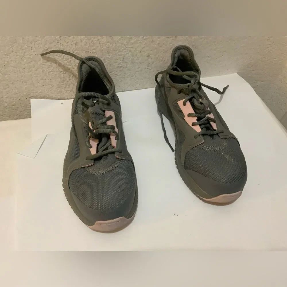 Reebok Flexagon 3.0 Comp Toe Work Shoe Womens size 6.5 M Gray Pink